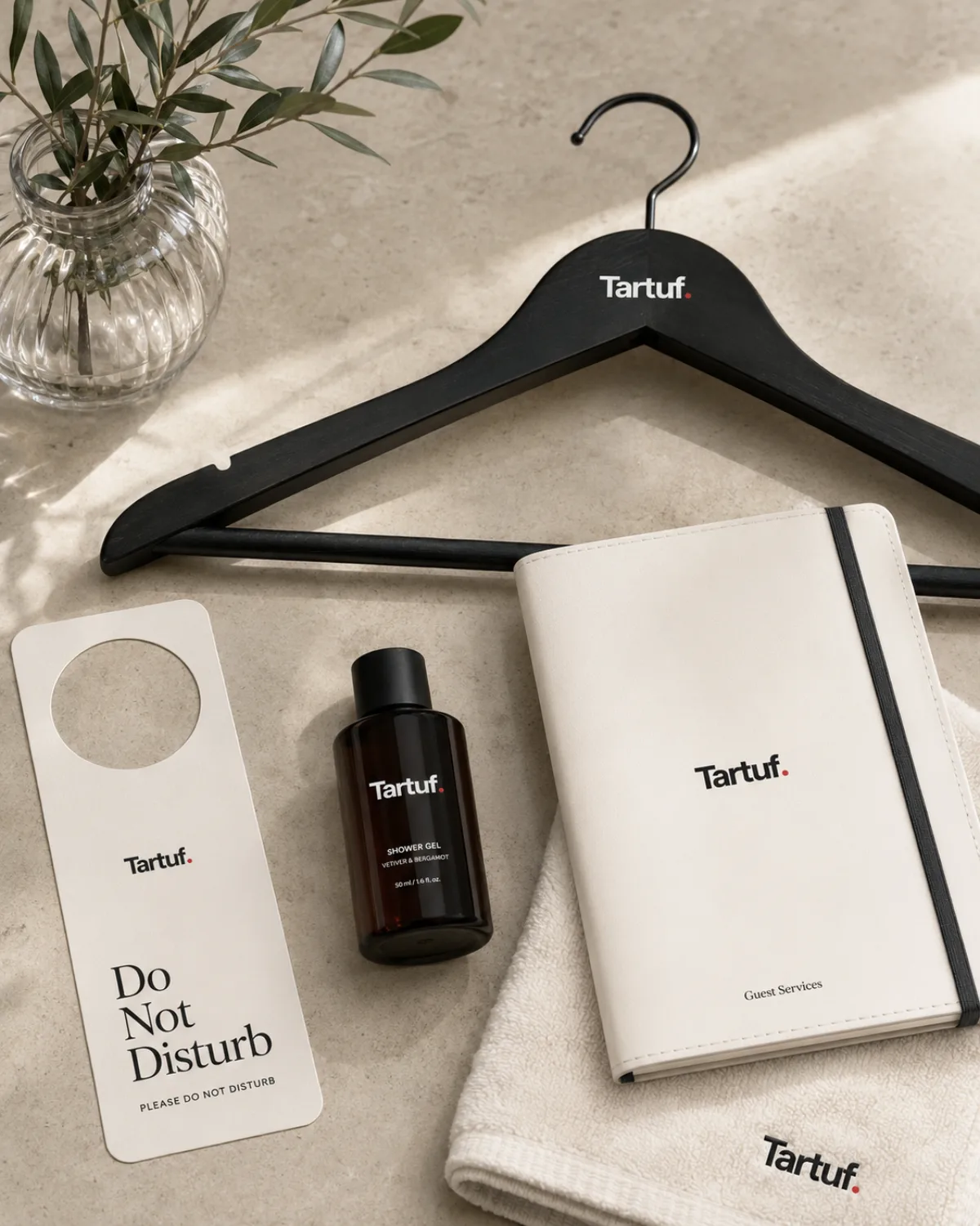 Park Hotel Tartuf branded amenity set